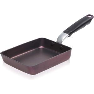 TECHEF - Tamagoyaki Japanese Omelette Pan/Egg Pan Skillet, PFOA-Free, Dishwasher Safe, Induction-Ready, Made in Korea (Purple/Medium)