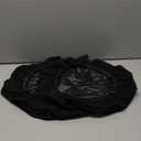 Waterproof Office Chair Seat Covers with Elastic Edges PU Leather Seat Covers for Dining Chairs Stretch Dining Room Chair Seat Covers Removable Chair Protector Seat Cushion Slipcovers (Black)