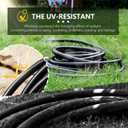 5/8" x 30ft Garden Hose, -40 To 190 Hot/Cold, Heavy Duty,Flexible, 300psi Working, 1000psi Burst, 3/4" Brass Fittings with Hose Protector Coil Spring for Outdoor,Yard, Farm