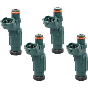 EAT152 63P137610000 Fuel Injector Set 4Pcs 4 Holes, Compatible with Yamaha F150 Outboard 2004-2013, Replace# 63P-13761-00-00 63P13761