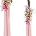 6.89 ft Wooden Wedding Arch Large Balloon Arch Backdrop Stand, Wood Arch Arbor Arch Frame for Wedding, Proposals, Valentine's Day, Garden Decoration