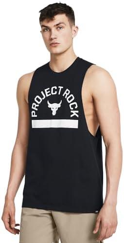 Under Armour Men's Project Rock Payoff Graphic Sleeveless T Shirt, Large