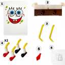 Sponge Holder, Kitchen Cute Sink Draining, Sponge Holder Cartoon Cleaning