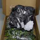 Yinkin 16 Pcs Christmas Door Cabinet Bows with Wreaths Set 10 Large Cabinet Bows 6 Mini Hanging Garlands Front Christmas Door Decorations Xmas Hanging Ornaments for Party Supplies (Champagne Gold)