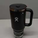 Hydro Flask Travel Tumbler with Handle, Lid and Straw - Insulated Stainless Steel in 40 Oz Black