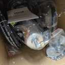 VEVOR Grease Pump, 5 Gallon Air Grease Pump with 13 ft High Pressure Hose and Grease Gun, 20L Pneumatic Grease Pump with Wheels, Portable Lubrication Grease Pump