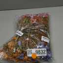 Artificial Fall Flowers Fake Mums for Outdoor Autumn Decoration, 12 Bundles Faux Silk Orange Yellow Mums Daisy Look Real UV Resistant for Outside Home Porch Patio Planter