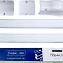 DuctlessAire White Paintable Mini Split Line Set Cover Kit - Cover for Ductless Mini Split AC & Heating System - Easy to Install Cover Kit with Wall Cap, Hide-A-Line, Coupler & End Cap (3" x 7.5 ft.)
