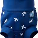 Splash About Happy Nappy Duo, White Birds, 3-6 Months