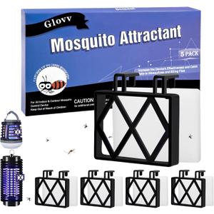 3 Pack Mosquito Attractant Bait Refill Cartridge with Hanging Hook for Bug Zappers, Great for Fruit Fly Traps for Indoors Outdoor to Trap and Increase Catch Rates