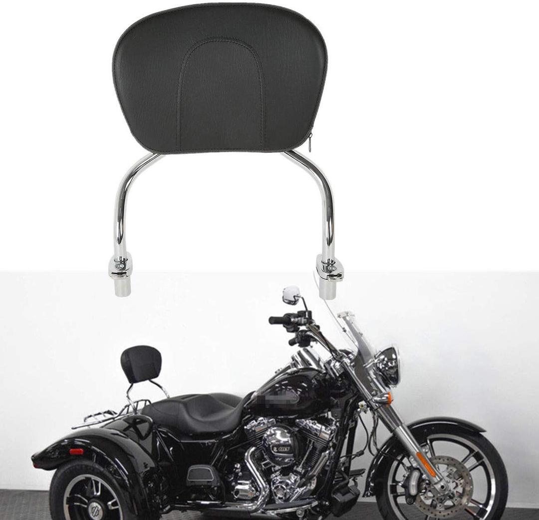 TCT-MOTORPARTS Detachable Sissy Bar Pad & Backrest Fit for Freewheeler FLRT 2015-2025; Road Glide 3 FLTRT 2023-2025
