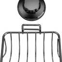 Bar Soap Holder for Shower Wall, Stainless Steel Strong Vacuum Suction Cup Shower Soap Dish, Rustproof Wall Mouted Square Soap Sponge Holder Tray for Bathroom & Kitchen Sink, 2 Pack, Graphite