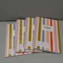 Sweetzer & Orange Academic Planner 2025-2026  Student Planner for August 2025 to July 2026  Weekly & Monthly Layout  Sturdy Cover & Stickers  Multicolor Stripes Design  5.5 x 8.5 (Striped)