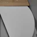 HAISIWLKJ 4FT Round Folding Table White Fold-in-Half with Carrying Handle Portable Plastic Table for Outdoor or Indoor Events, Dining, Wedding, Camping, Party Table
