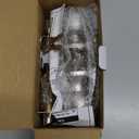 BESTTEN Keyed Entry Door Knob with Lock, Heavy Duty Interior and Exterior Door Lock, Standard Ball, Satin Nickel