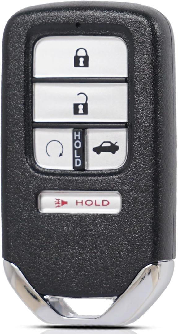 Smart Key Fob Keyless Entry Fits for Honda Accord Insight 2018-2022 (FCC ID:CWTWB1G0090 P/N:72147-TVA-A01) Remote Control Key Replacement 5 Button