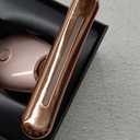 Red Light Therapy for Face and Neck, 7 Color Face Massager Tool for Wrinkles, Double Chin, Vibrating Facial Massager with Thermals for Skin Care, Rose Gold