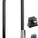 Kryptonite Evolution Mini-9 Bike U-Lock, Heavy Duty Anti-Theft Sold Secure Gold Bicycle U Lock, 14mm Shackle with Mounting Bracket and Keys, High Security Lock for E-Bike Scooter Road Mountain Bikes, 11.54 x 5.51 x 2.48 inches