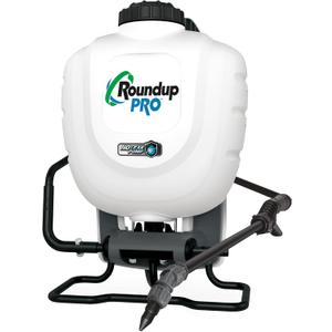 Roundup Pro 190327 No Leak Pump Backpack Sprayer for Herbicides, Weed Killers, and Insecticides white 4 gallon
