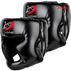 Boxing Headgear 2 Pack for Kids Men Youth, Full Face MMA Sparring Helmet with Adjustable Protection, Easter Basket Stuffers Boxing Face Mask for Boys Gift Ages 812, Muay Thai, Martial Arts Training