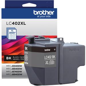 Brother Genuine LC402XLBK High Yield Black Ink Cartridge