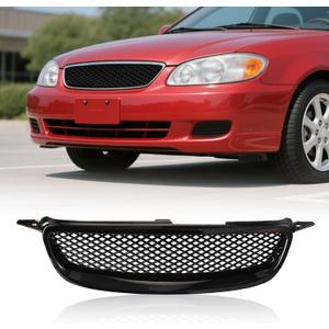 Front Grille for 2003-2008 Toyota Corolla CE LE S XRS Glossy Black