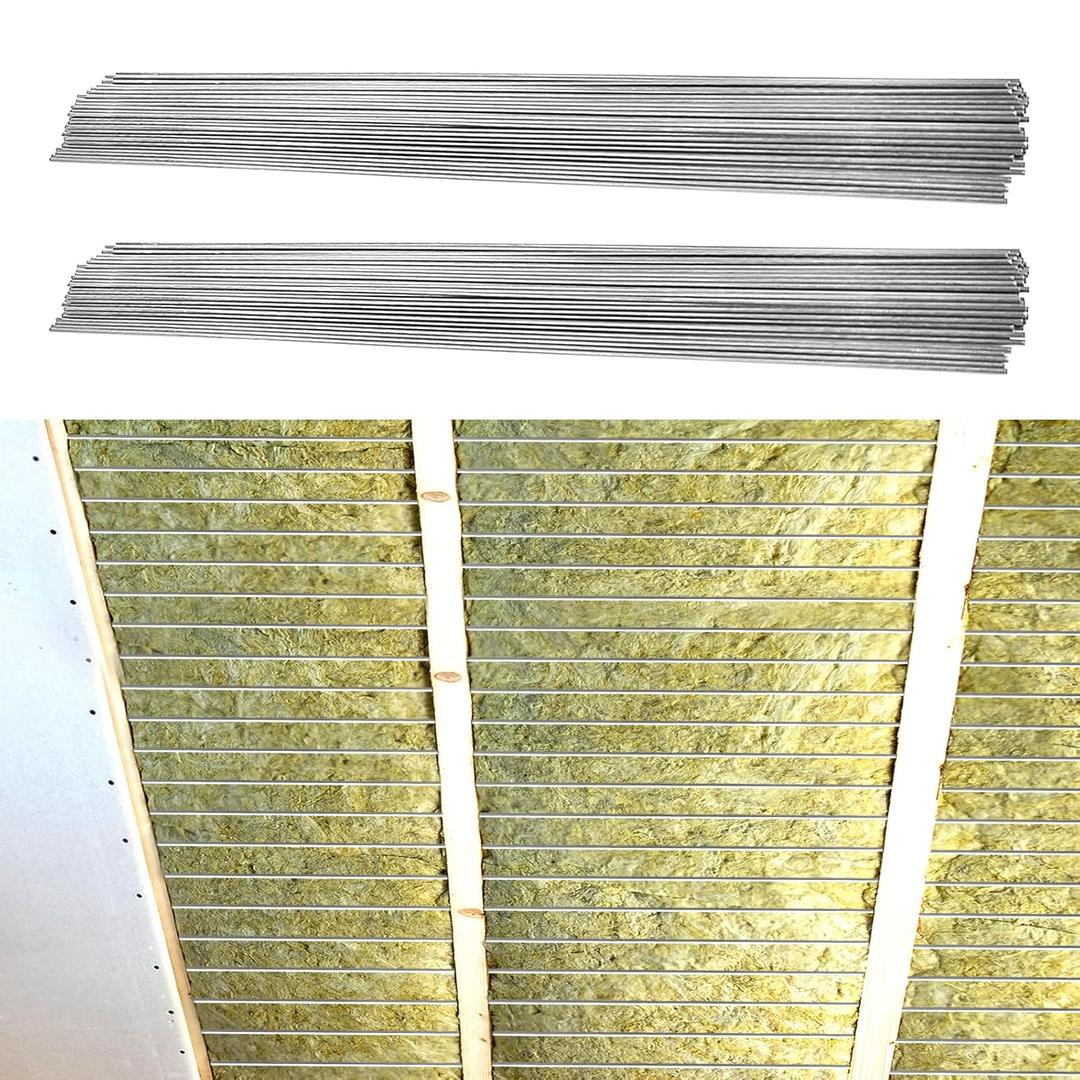 200 Pcs 16 Inch Insulation Support - 16" Carbon Steel Metal Insulated Wire for Attic & Ceiling Insulation, DGG005