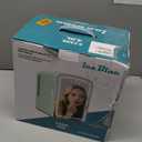 Iceblue Mini Fridge, Skincare Fridge with Dimmable LED Light Mirror, 6 Liter /9 Cans Small Refrigerator for Beauty & Beverages, Mini Fridge for Bedroom, Car, Office & Dorm, Gift - Green