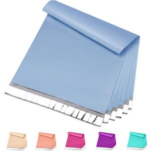 Metronic Poly Mailers 12x15.5 100 Pack, Medium Size Shipping Bags for Clothing, Strong Self-Seal Mailers Poly Bags Shipping Envelopes, Thick Mailing Bags Package Bags for Small Business, Blue