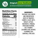 V8 Low Sodium Original 100% Vegetable Juice, 64 fl oz Bottle (6 Pack) (EXP 03/16/27)