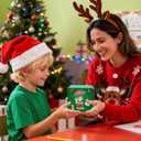 3 x Christmas Squishy Toys Party Favors - 4 Pack Pop Up Chimney Stress Relief Toys Christmas Stocking Stuffers Goodie Bags Treats Fillers Xmas Decorations Classroom Prizes Gift Toys Boys Girls Adults