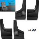 KEYOOG Front &Rear Mud Flaps Splash Guards Fit for 01-06 Chevy Avalanche 1500/2500 Silverado 1500HD Tahoe 99-06 GM-C Sierra 3500 Yukon/Xl 1500 Dedicated Mudguard for Four Seasons 4-Pc Set Splash Guard