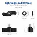 NEEWER 4 Packs Screw Buttons Adapter Photography Video Lighting Accessories Replacement for NEEWER 480 530 660 P200 LED Bi Color and RGB Video Panel Lights