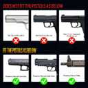 DEFENTAC 800lm Pistol Light and Green Laser Sight Combo for Guns, Tactical Flashlight White LED and Green Beam Combo, Magnetic Charging