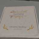 Senneny Pack of 6 Luxury Velvet Christmas Stockings, Quality Embroidered Patterned Xmas Stockings Large, Classic Christmas Hanging Decorations for Family Christmas Holiday Party