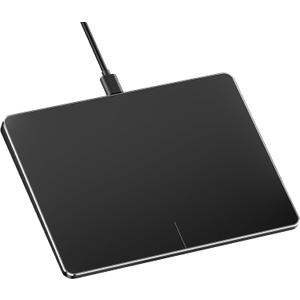 ProtoArc Wired USB Trackpad for Windows 10/11, Large High-Precision T1 Wired Trackpad Mouse with Multi-Gesture, Ultra Slim Portable Aluminum Touchpad Mouse for Computer/Desktop/Laptop, Black