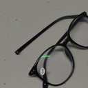 Reading Glasses Anti Blue Light Blocking Reader Oversized Frame for Women Men for Mid Big Face Anti Eyestains (Black)