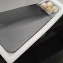 Stone Dish Drying Mat for Kitchen Counter, 16"12" Quick Dry Super Absorbent Eco-Friendly Diatomaceous Earth Stone Mat with hemisphere wooden feet, Non-slip, Heat Resistant, Multi-purpose mats.