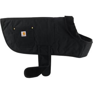 Carhartt Firm Duck Insulated Dog Chore Coat, Durable Weather Resistant Jacket for Cold and Windy Conditions, Black, X-Large