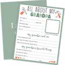 5 Pcs Fill-in The Blank Questionnaire Game Cards Funny Q&A Cards (green)