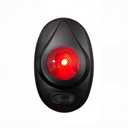 Electric Fence Alert Live Fence Indicator Electronic Fence Fault Finder for Farm Waterproof Fence Voltage Alert Clips to Wire or Tape Fences Black