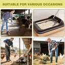 Chicken Poop Scooper with  Fine Mesh Sieve - Heavy Duty Chicken Coop Scoop for Sand, Extra Wide 10 Sifting Shovel Pooper Scooper and Coop Cleaning Must Haves