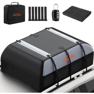 Waterproof Rooftop Cargo Carrier Bag for All Cars with/Without Racks