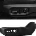 Driver Seat Trim Panel Compatible with Toyota Tundra Sequoia 2022 2023 2024 2025 2026 Driver Seat Track Cover Seat Track Cover Trim Side Panel Guard Replace 71812-0C242-C0 71812-0C241-C0