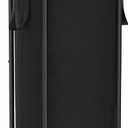 Chrislley 110L Laundry Hamper with Wheels, Rolling Laundry Basket with Removable Bag, Round Iron Laundry Cart with Steel Frame and Handle, Dirty Clothes Hamper Organizer for Dorm, Laundry Room(Black)