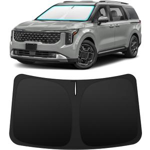 INSAUTO Custom Fit Windshield Sun Shade Accessories for Kia Carnival 2022-2026, Foldable Front Window Sunshade, UV & Heat Reflector, Keeps Interior Cool, Includes Storage Bag