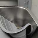 Decflow 10L Stainless Steel Dog Water Bowl, No Spill Anti-Splash Dog Bowls with XXL Silicone Mat, Spill-Proof Slow Feeder for Messy Drinkers, Heavy Duty Pet Bowls for Indoor/Outdoor Use Grey