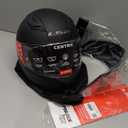 LS2 Helmets Centric Full Face Motorcycle Helmet (Blackout Matte Black - X-Small)