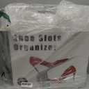 Shoe Slots Organizer 20 Pack - Shoe Stackers, Space Savers 50%, 4 Levels Adjustable, Double Layer Holders for Closet, White