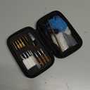 Gun Cleaning Kit Universal Handgun Cleaning Kit 25 in 1 Pistol Cleaning Kit for .22/.223/5.56mm. 357/.38/9mm .10mm .40 .45 Caliber Gun Brush Tools Gun Accessories